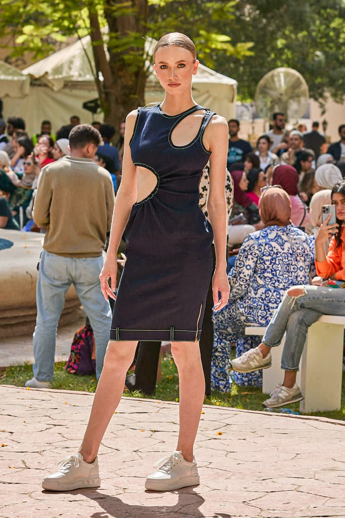 NEFERTARI Denim Dress