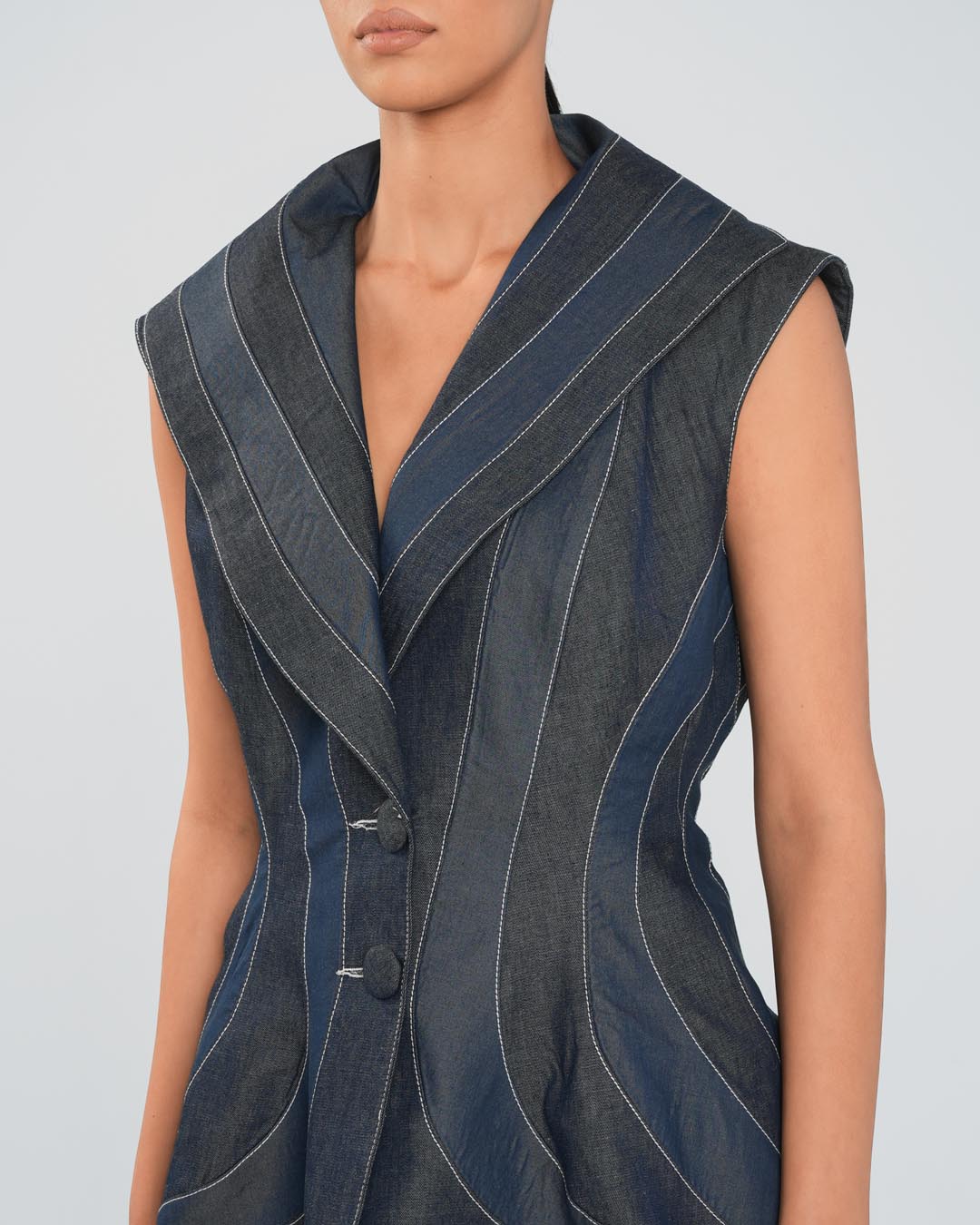#3 Modern Denim Blazer