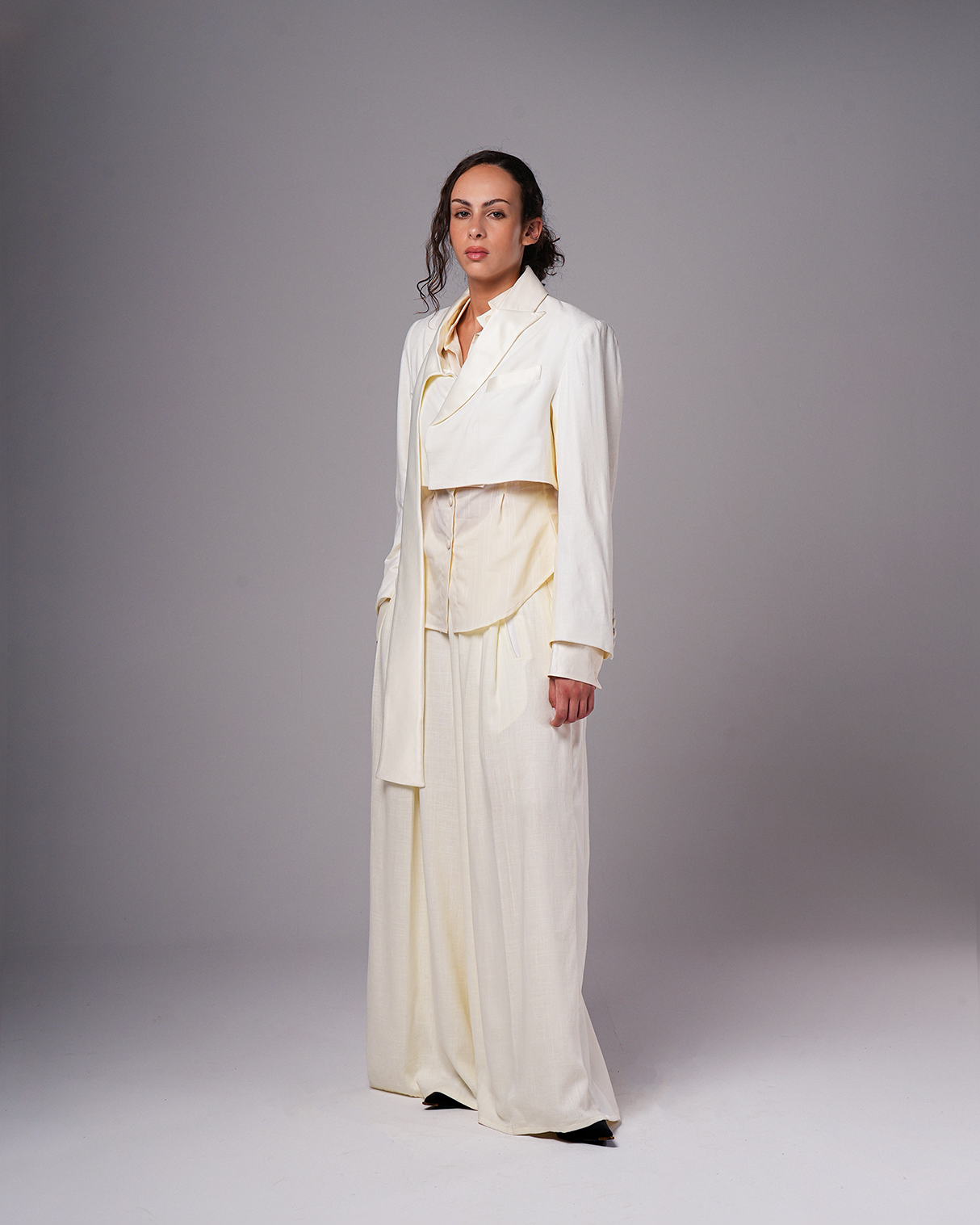 #12 Asymmetrical Cropped Blazer
