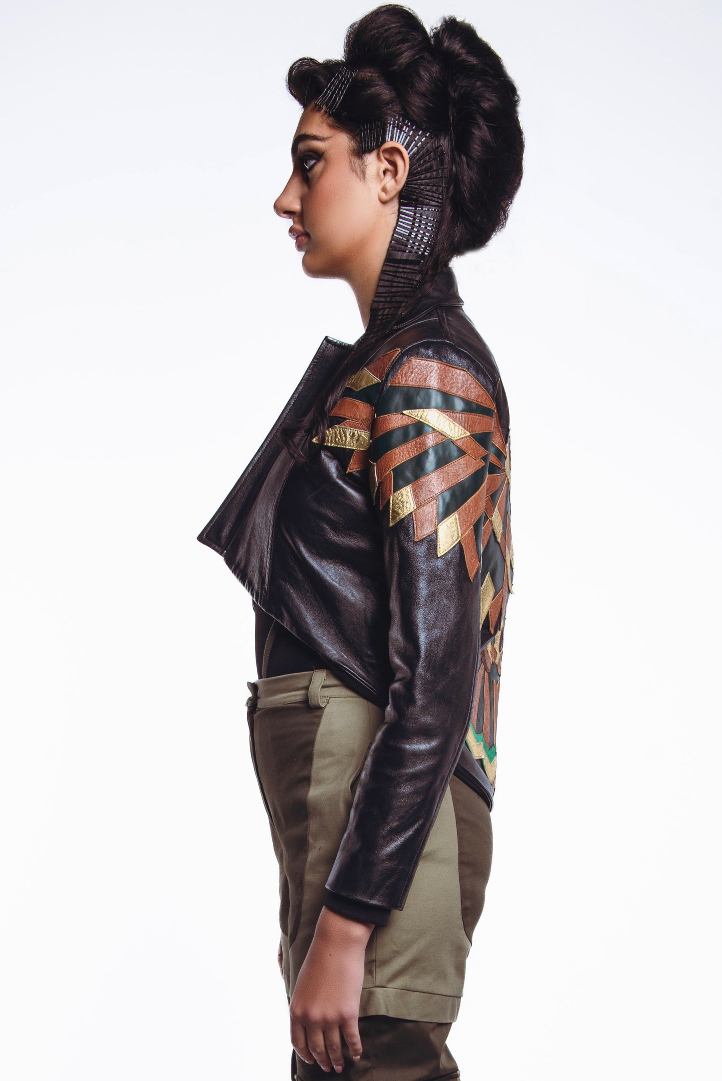 Fayoum Eagle Leather Jacket