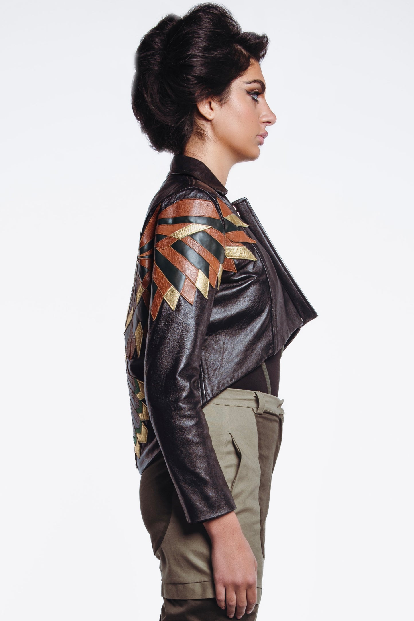 Fayoum Eagle Leather Jacket