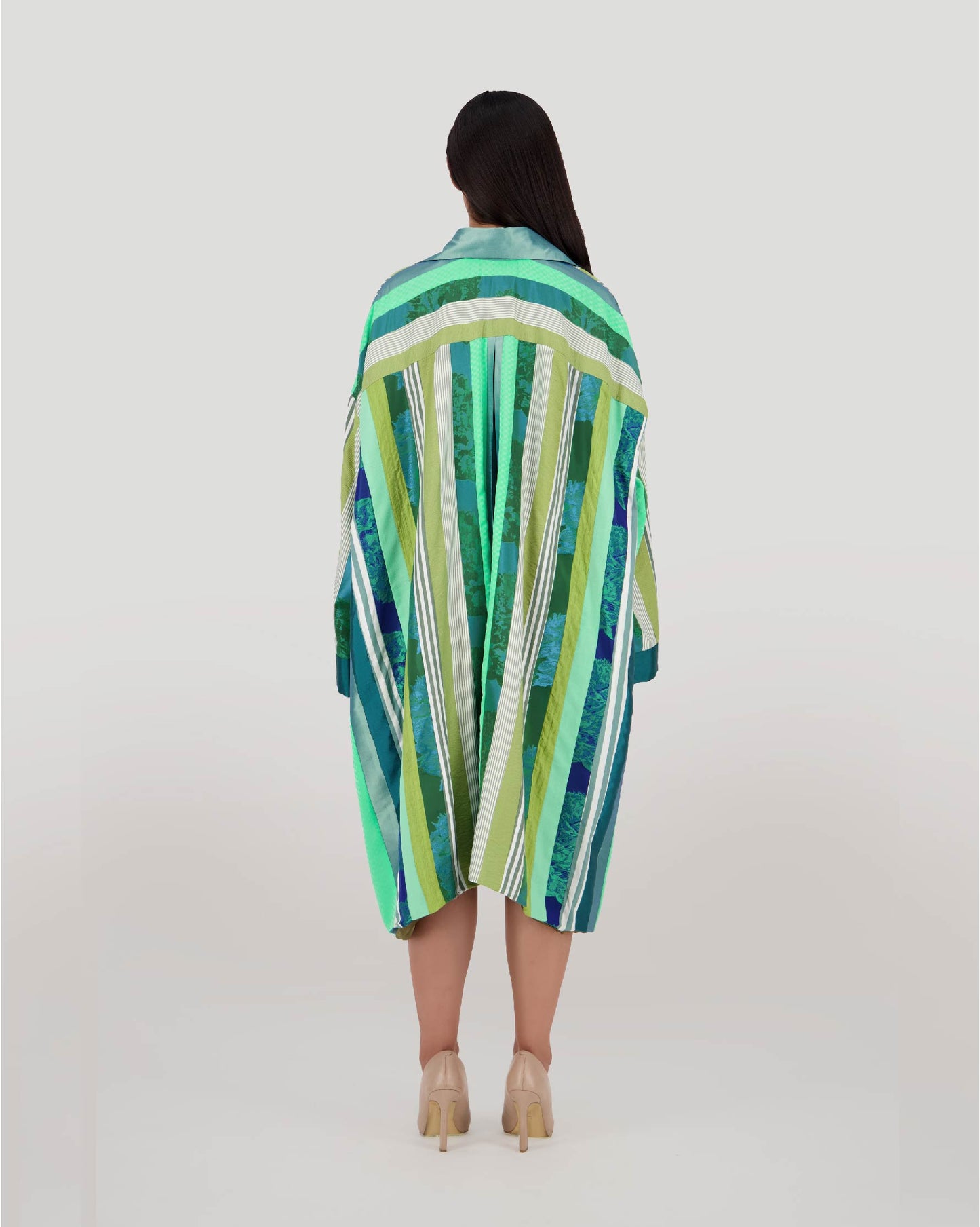 Hanuma Green Kimono