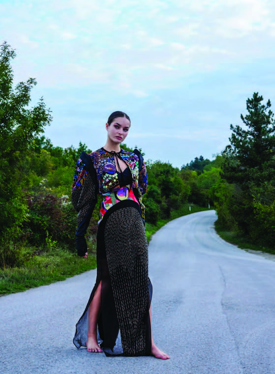 PEACOCK GOWN