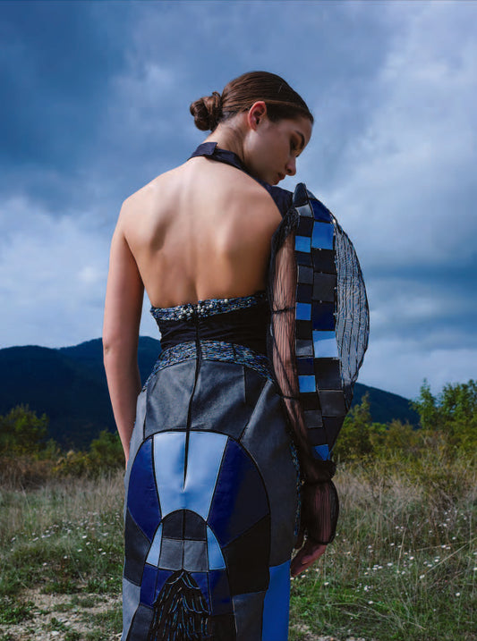 BLUE MORPHO Gown