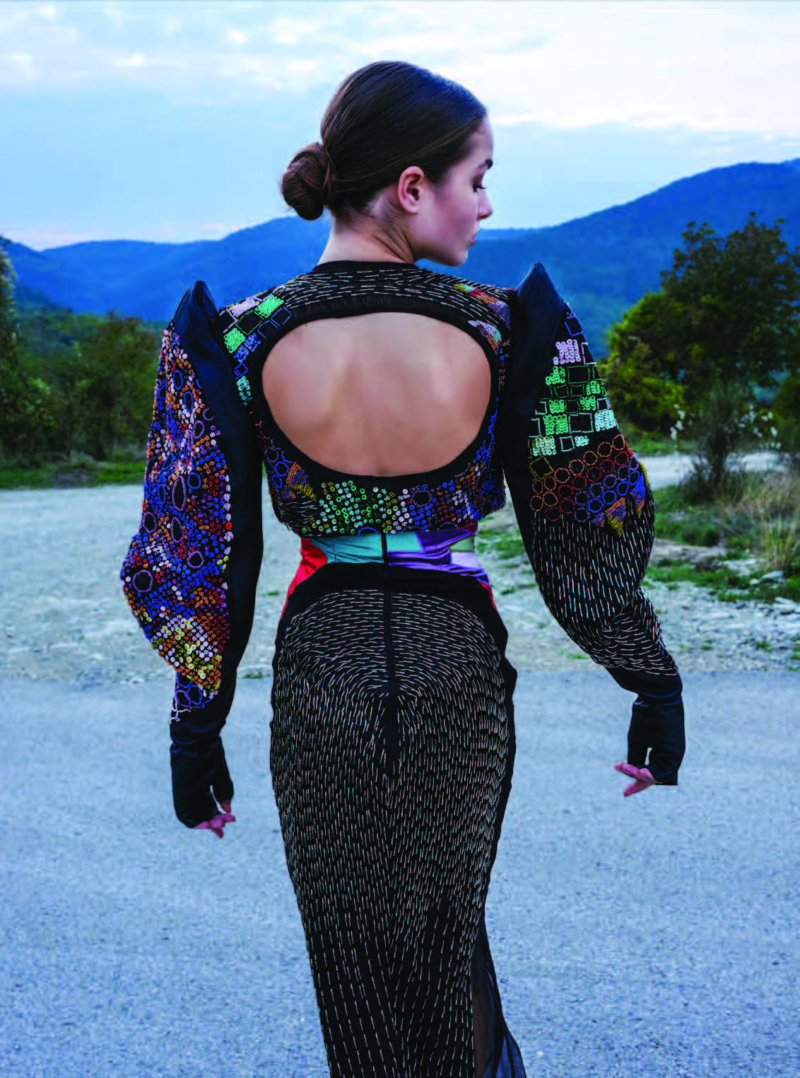 PEACOCK GOWN