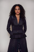 Collarless Puzzle Jacket