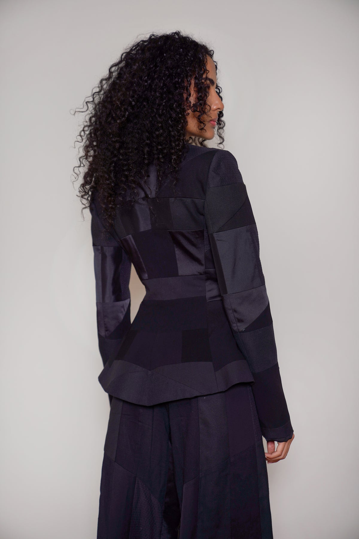 Collarless Puzzle Jacket