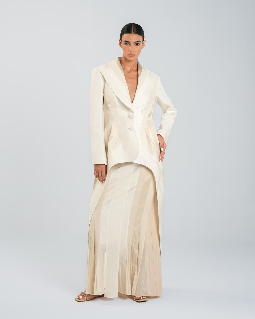 PANELLED SKIRT