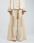 #8 Beige and Off-White Pants