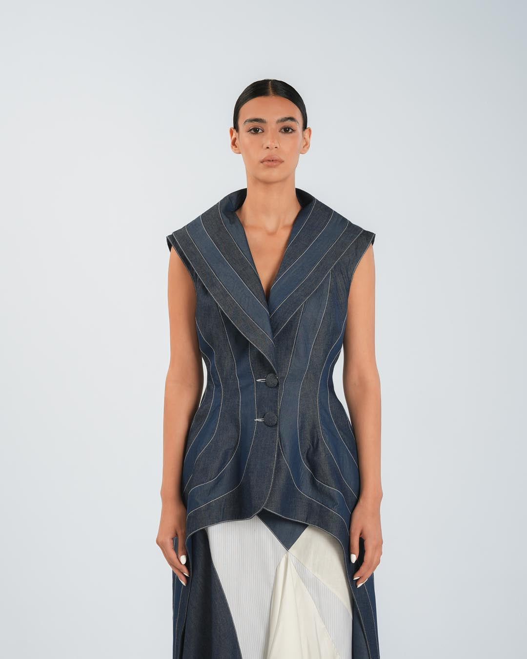 #3 Modern Denim Blazer