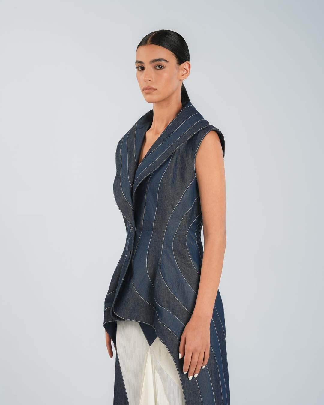 #3 Modern Denim Blazer