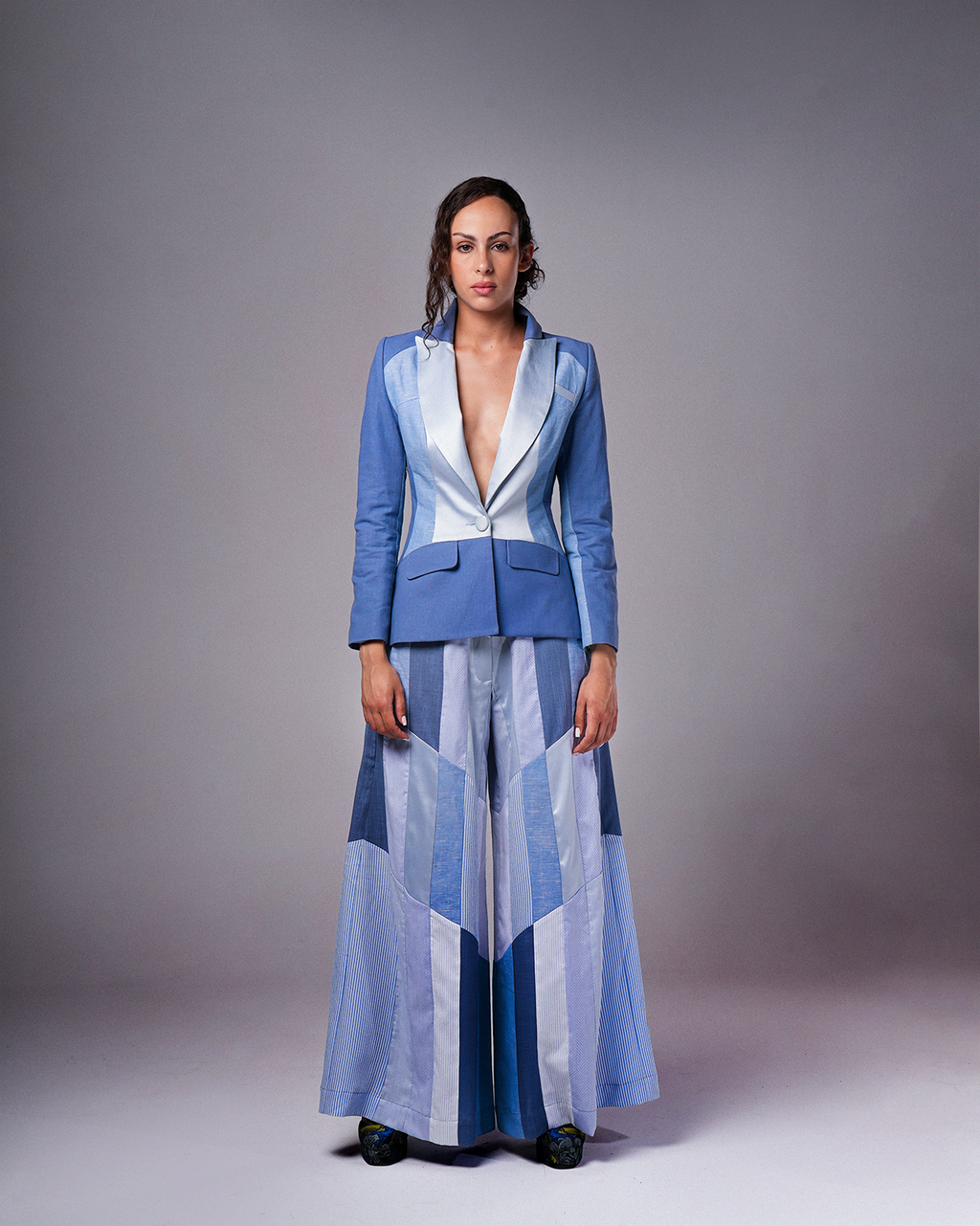 #15 Patchwork Blue Jacket