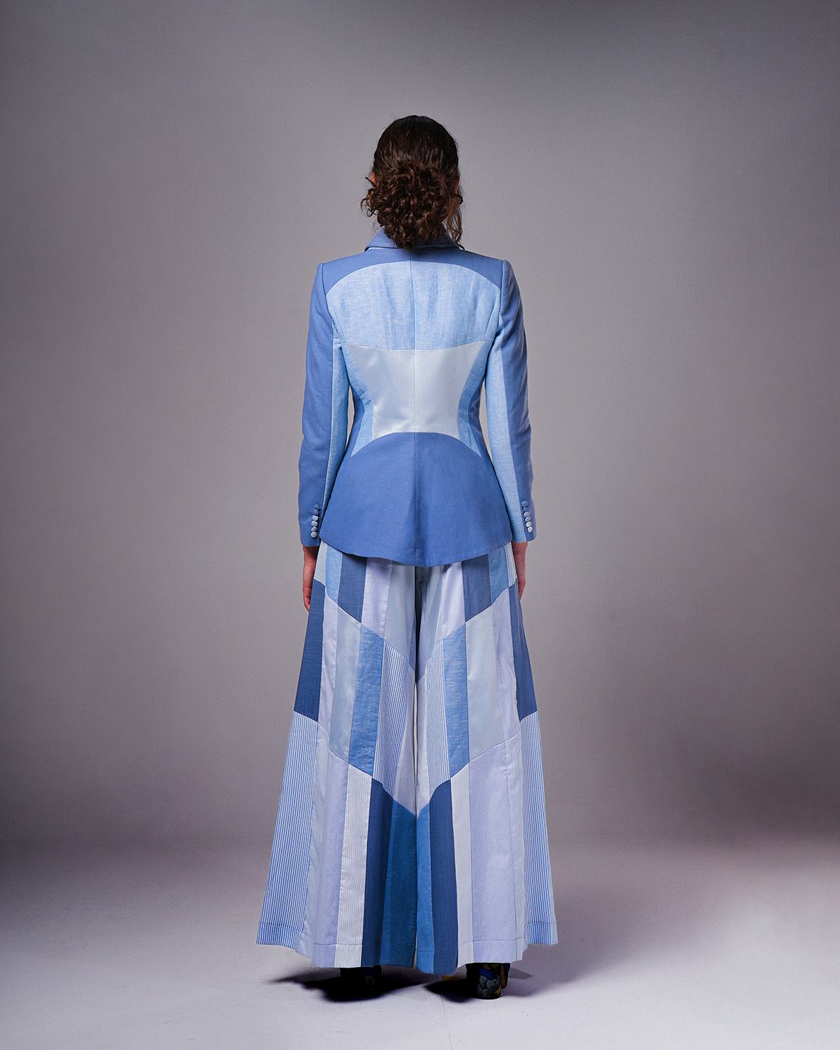 #15 Patchwork Blue Jacket