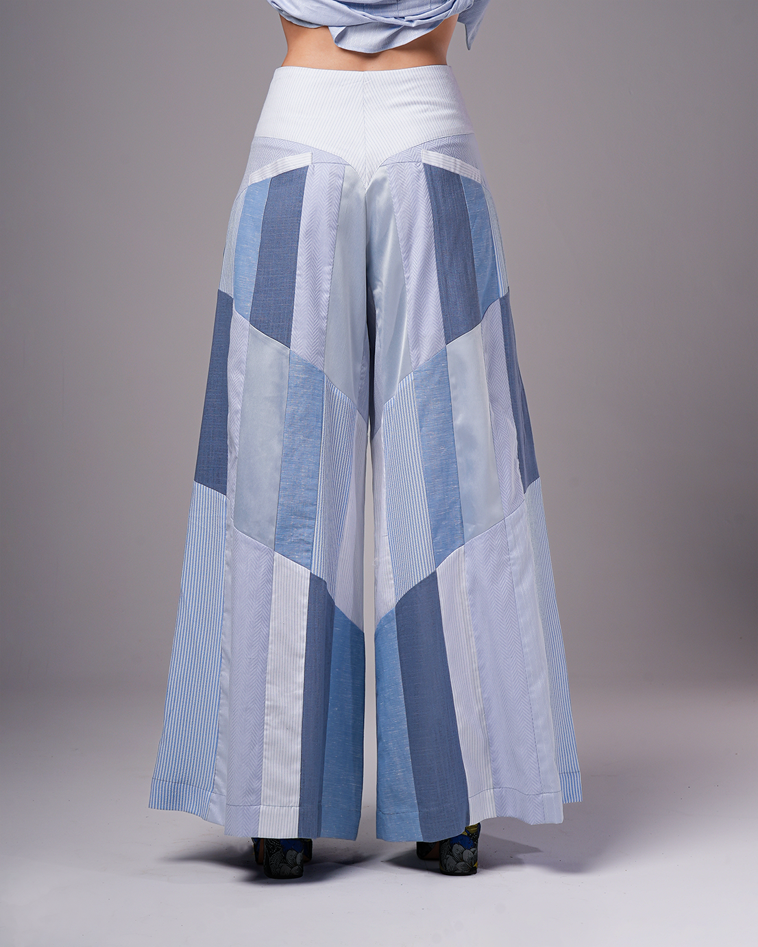 #15 Patchwork Blue Pants