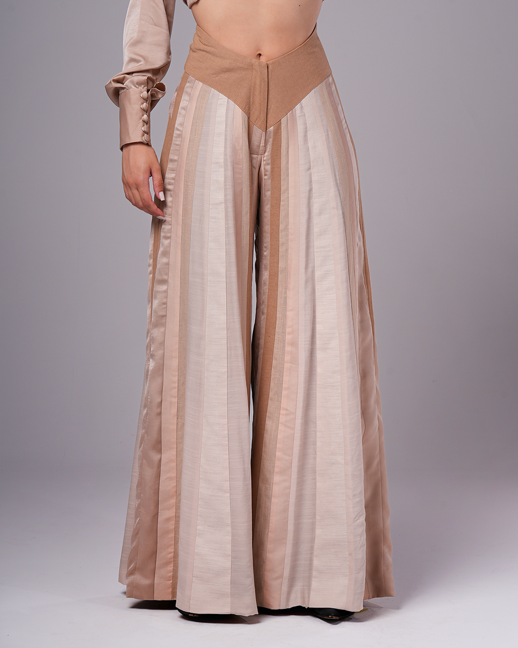#11 Nude Panelled Pants