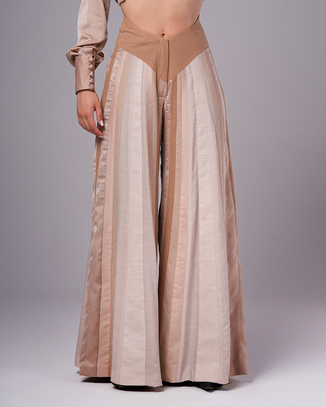 #11 Nude Panelled Pants