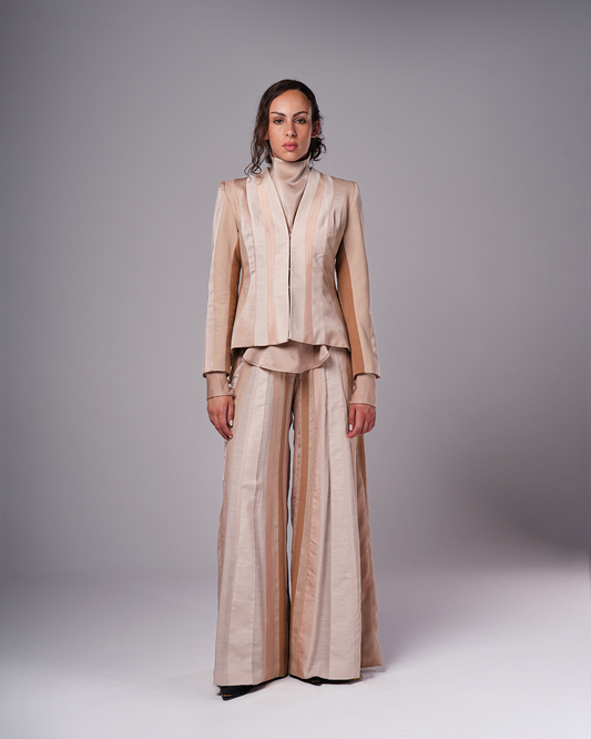 #11 Panelled Nude Blazer