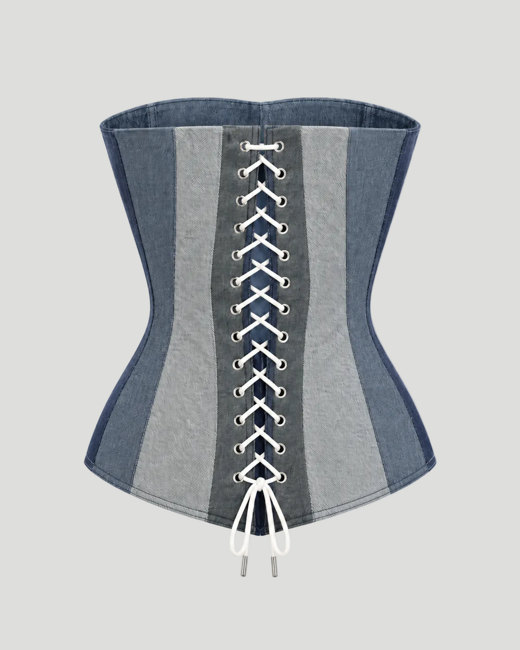 The Sculpted Denim Corset