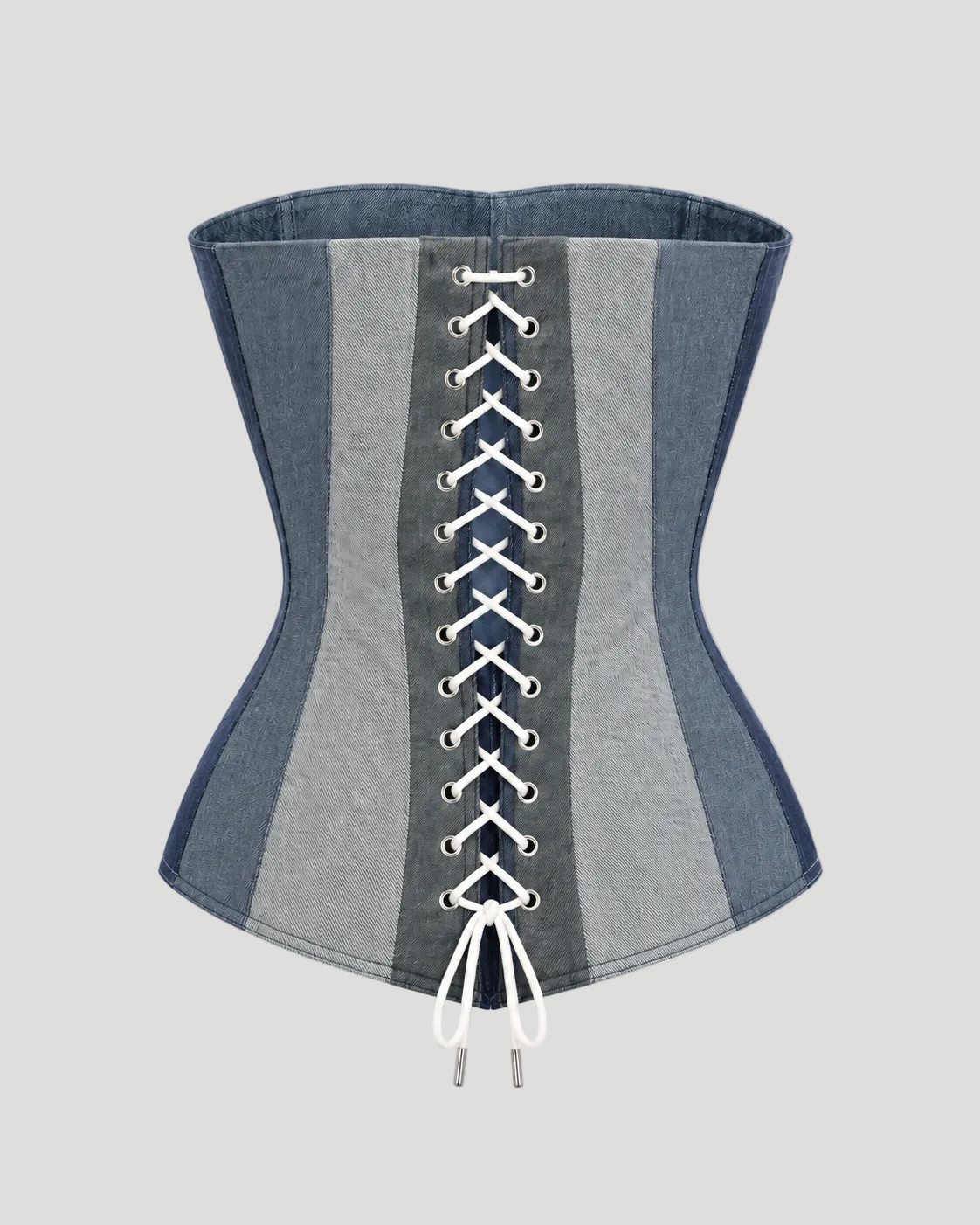 The Sculpted Denim Corset