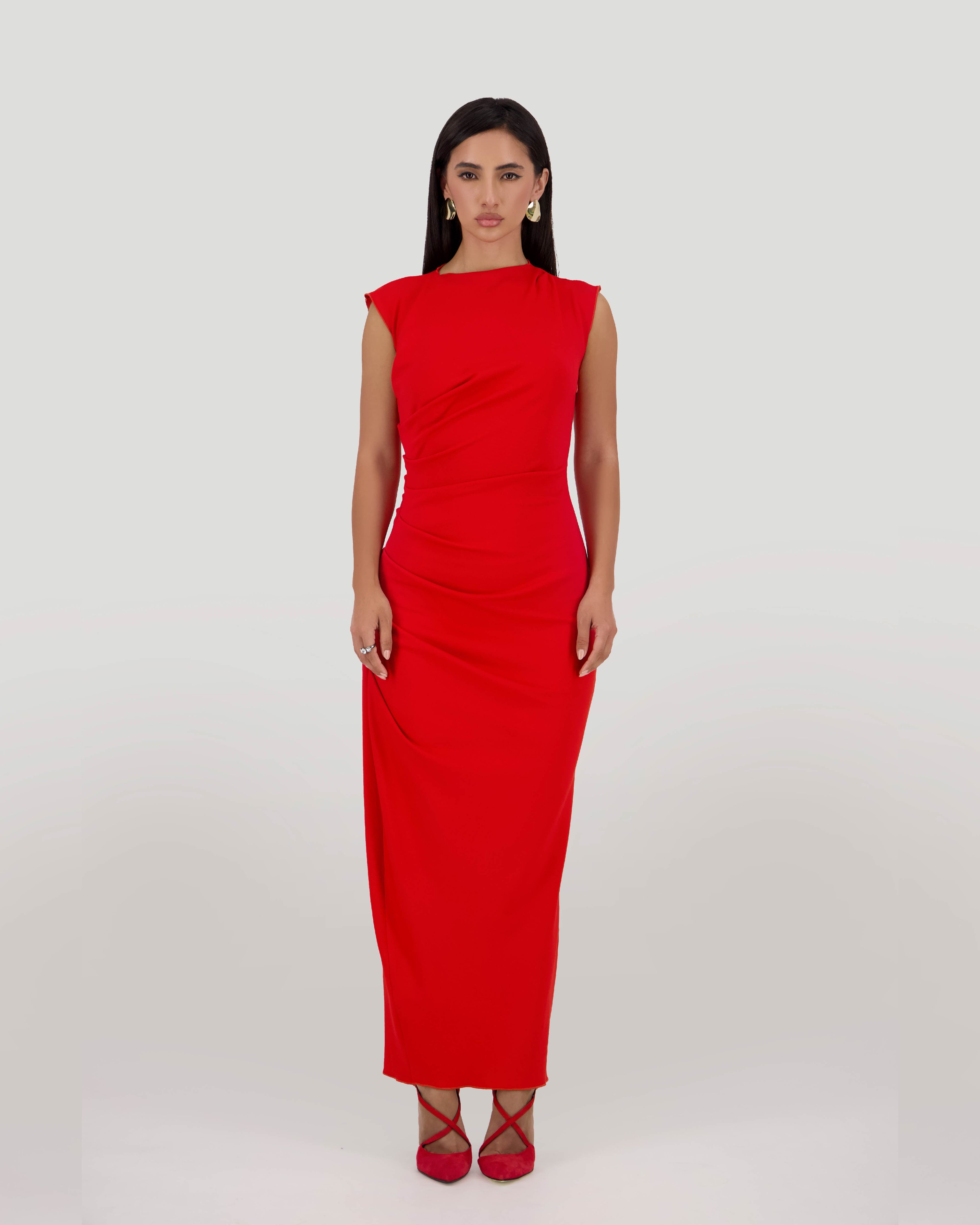 Hanuma Red Dress