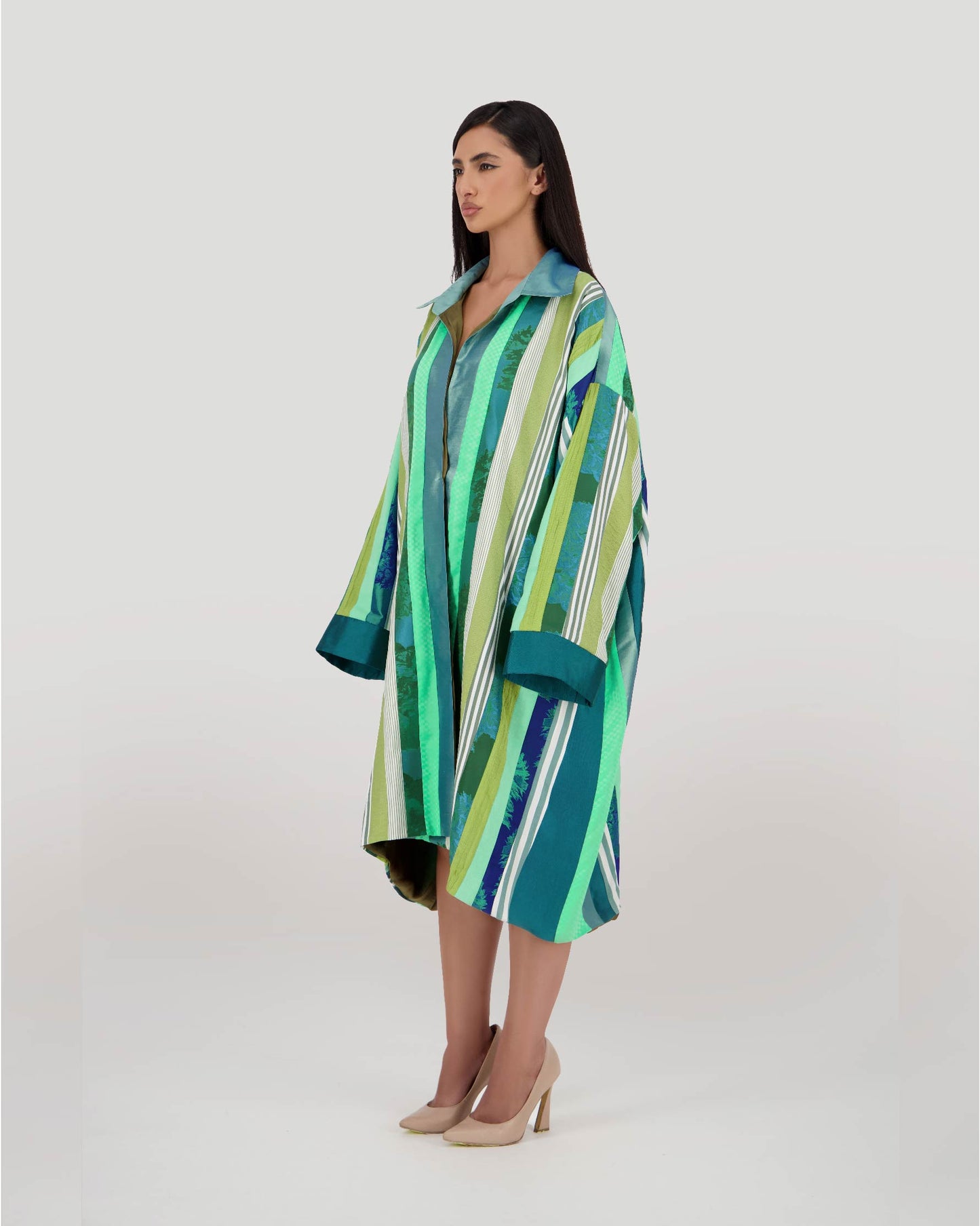Hanuma Green Kimono