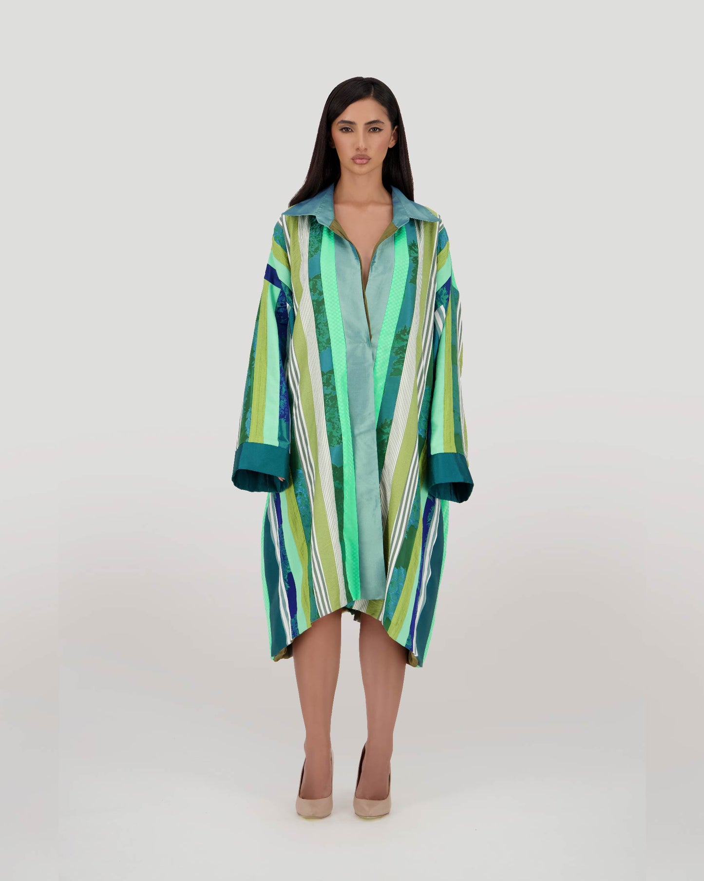 Hanuma Green Kimono