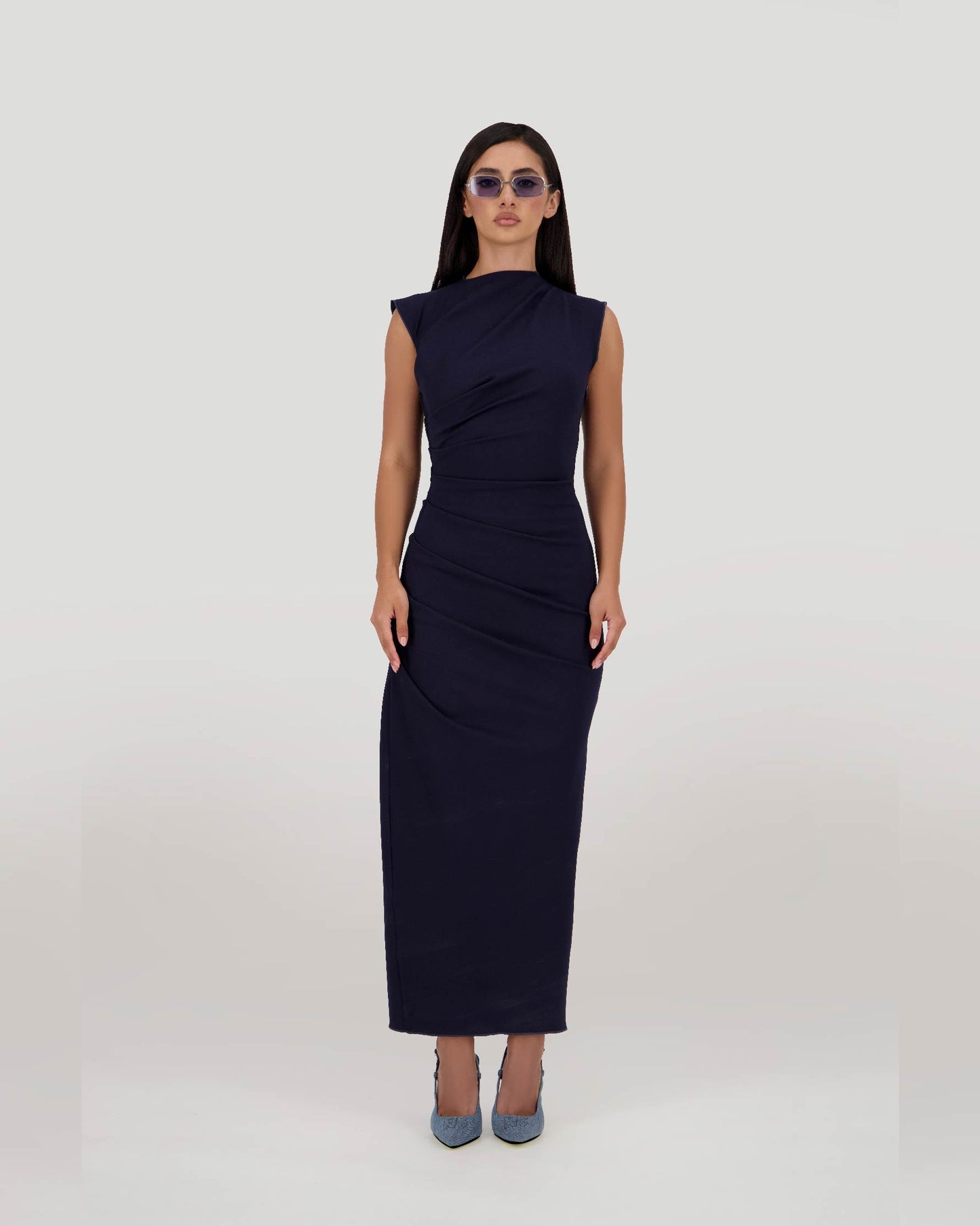 Hanuma Navy Dress