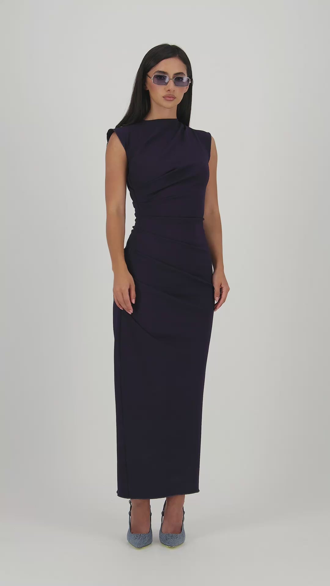 Hanuma Navy Dress