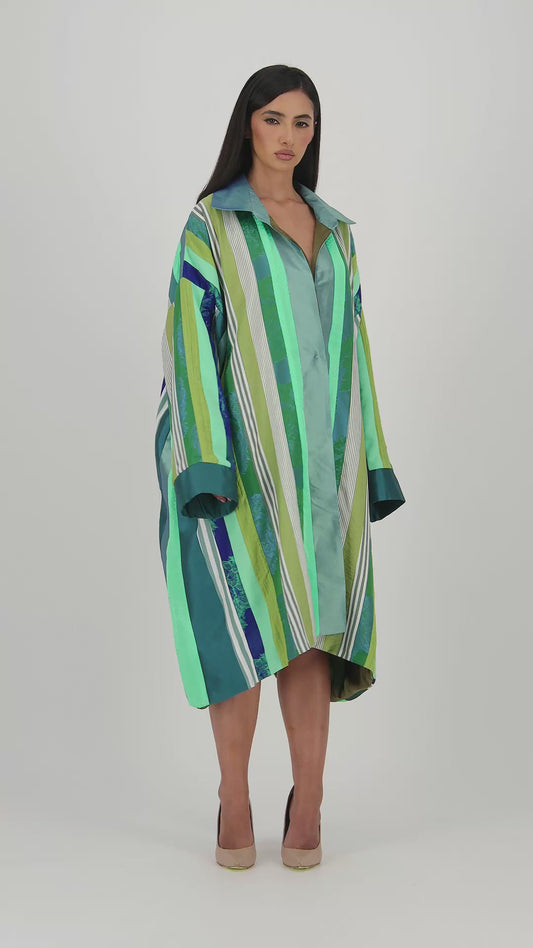 Hanuma Green Kimono
