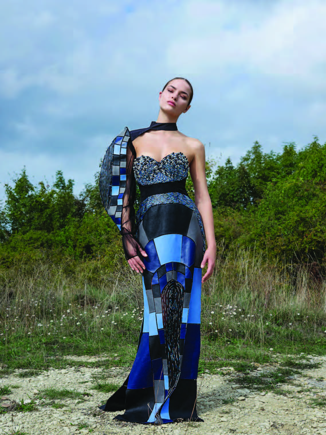 BLUE MORPHO Gown